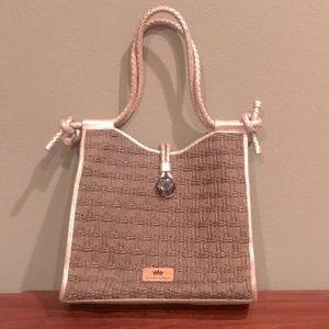 Elaine Turner Brown & Gold Classic Handbag Purse